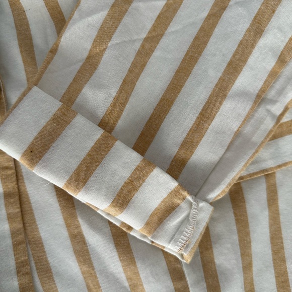 Striped Linen Blazer - Picture 2 of 5